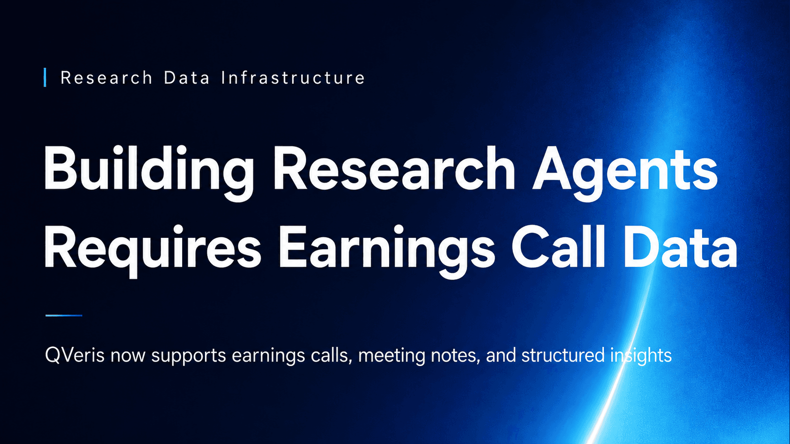 Building an Investment Research Agent and Missing Earnings Call Data? QVeris Has It Covered