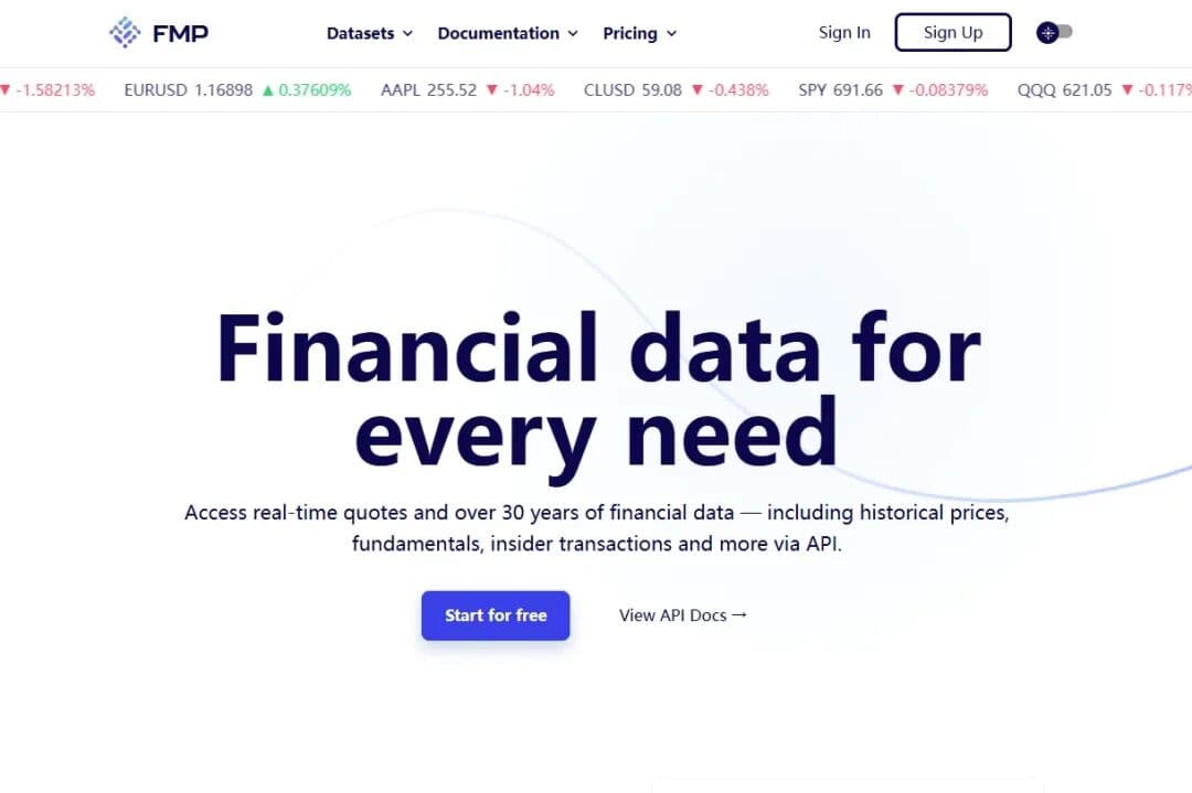 Starting with FMP: Helping Agents Truly See the Financial World