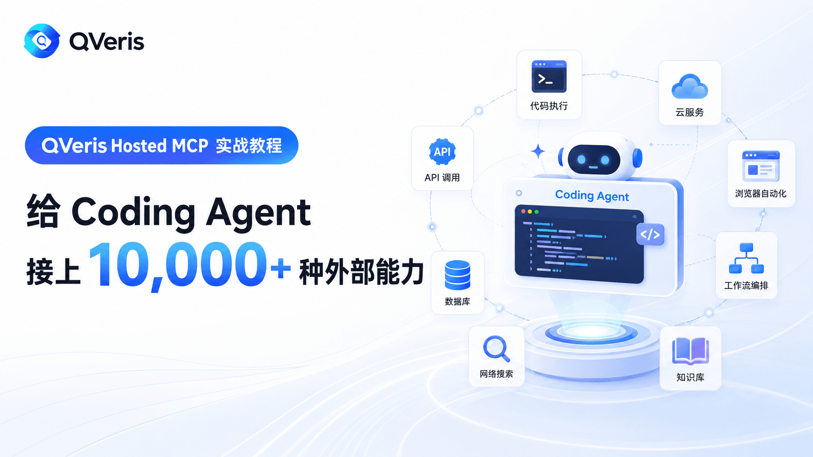 给 Coding Agent 接上 10,000+ 种外部能力:QVeris Hosted MCP 实战教程