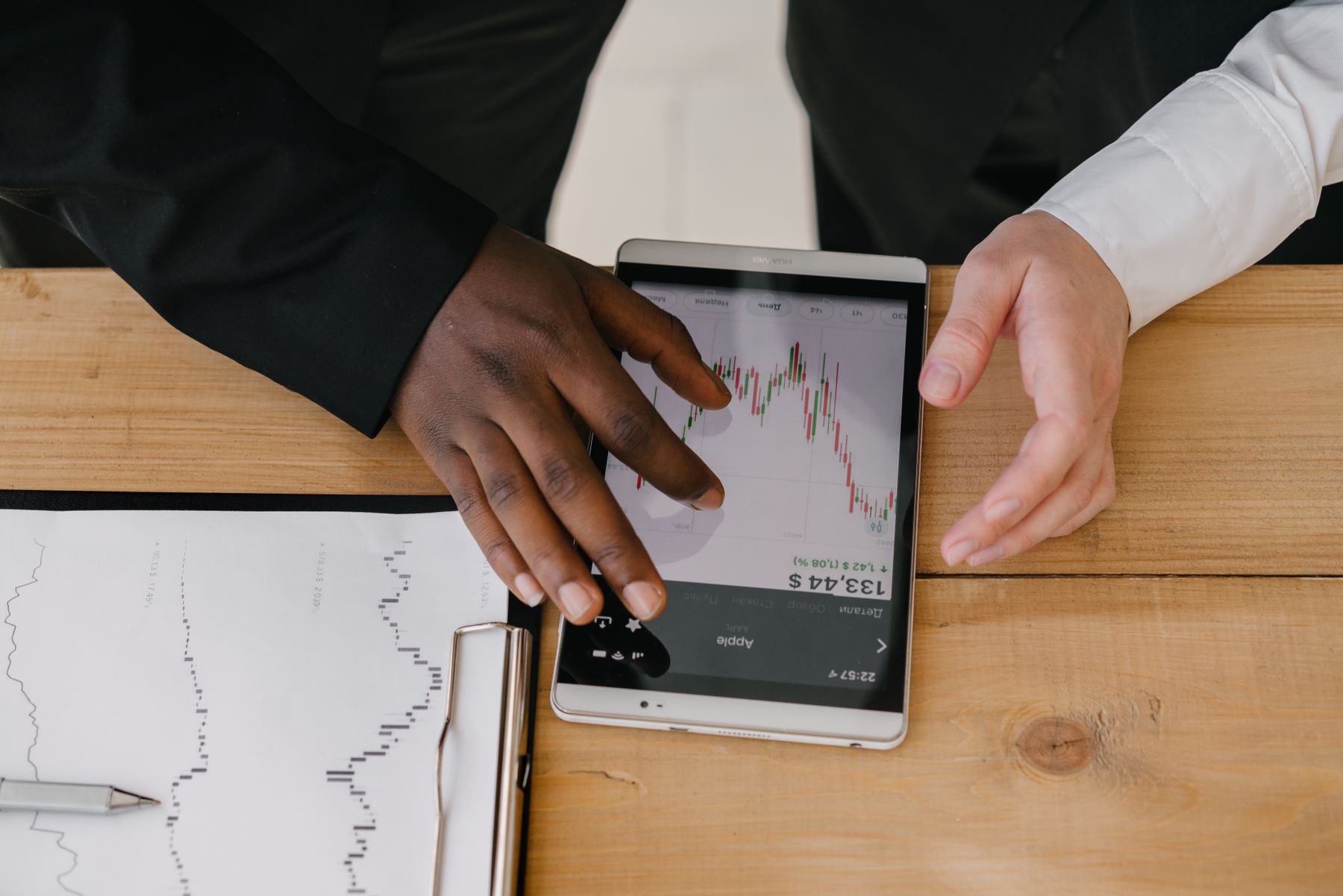 Financial reports, calculations and market evidence reviewed together