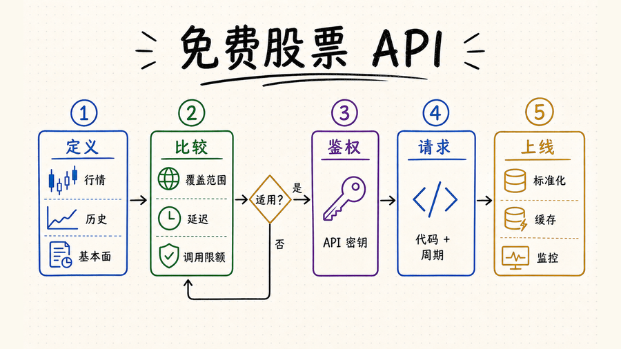 免费股票 API：可靠接入指南
