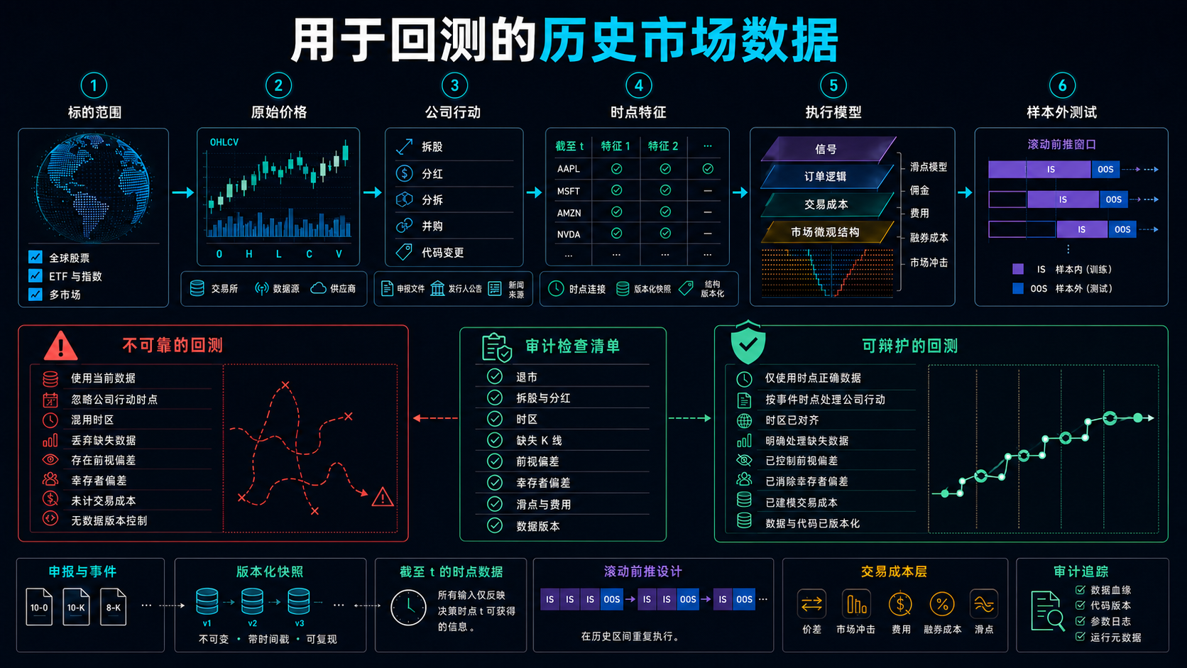 用于回测的历史市场数据