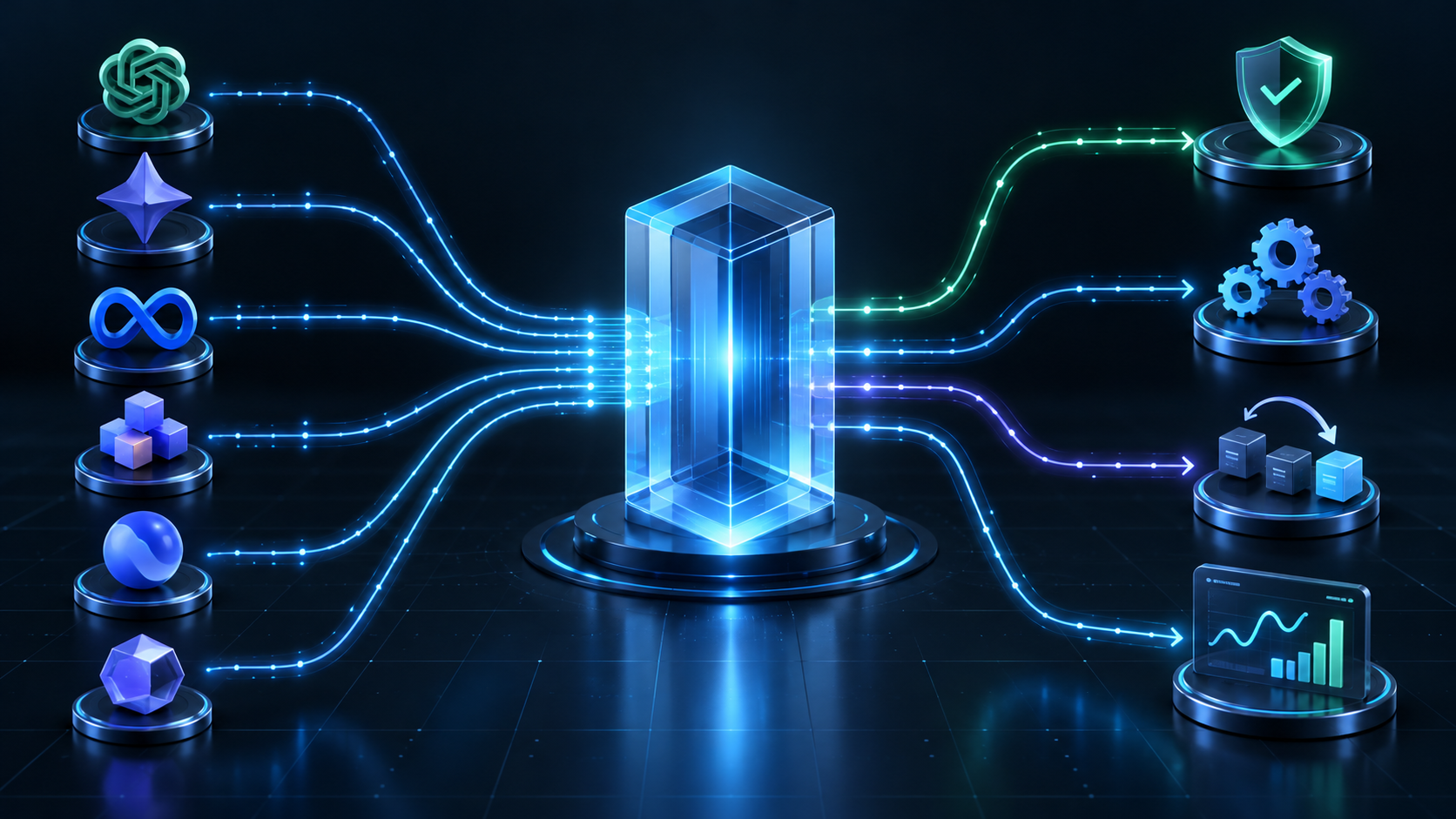 AI gateway and capability-routing architecture