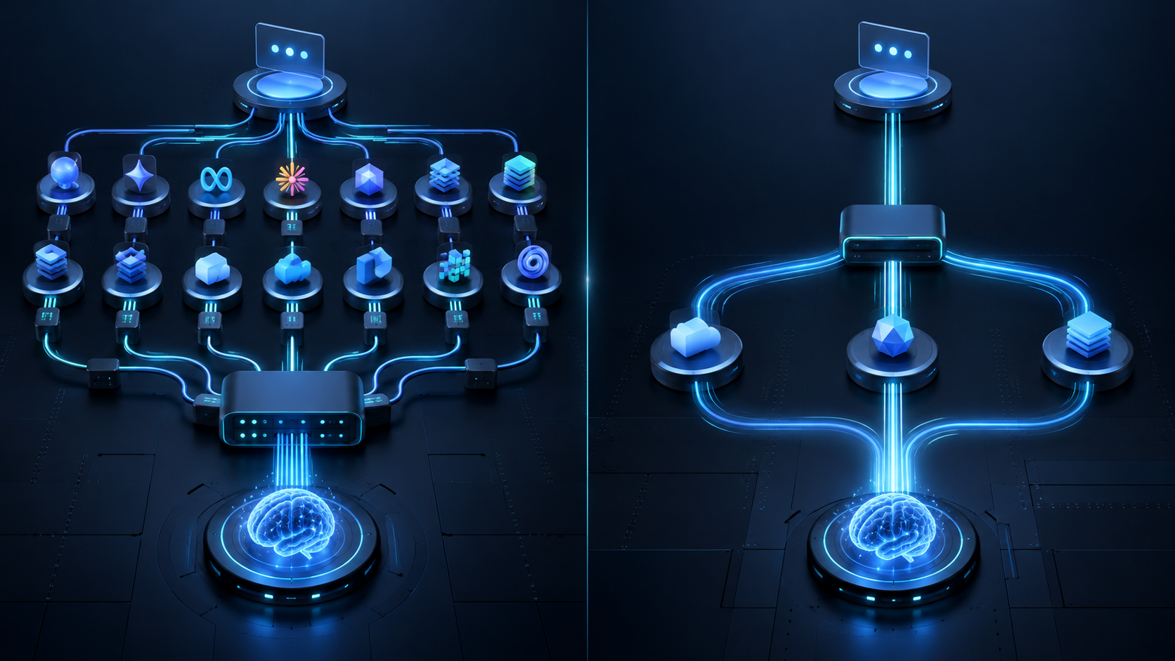 AI gateway and capability-routing architecture