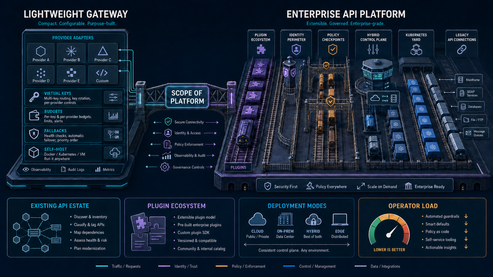 LiteLLM and Kong AI Gateway platform scope comparison