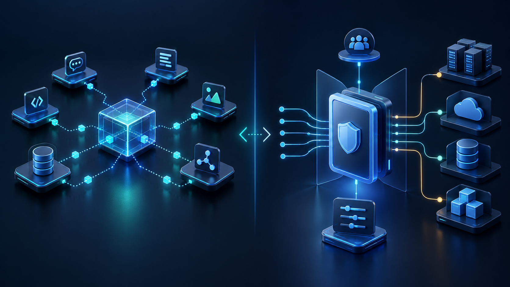AI gateway and capability-routing architecture