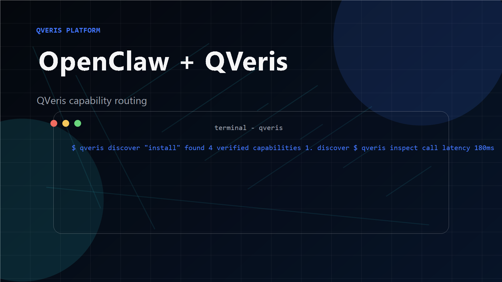 OpenClaw + QVeris Architecture